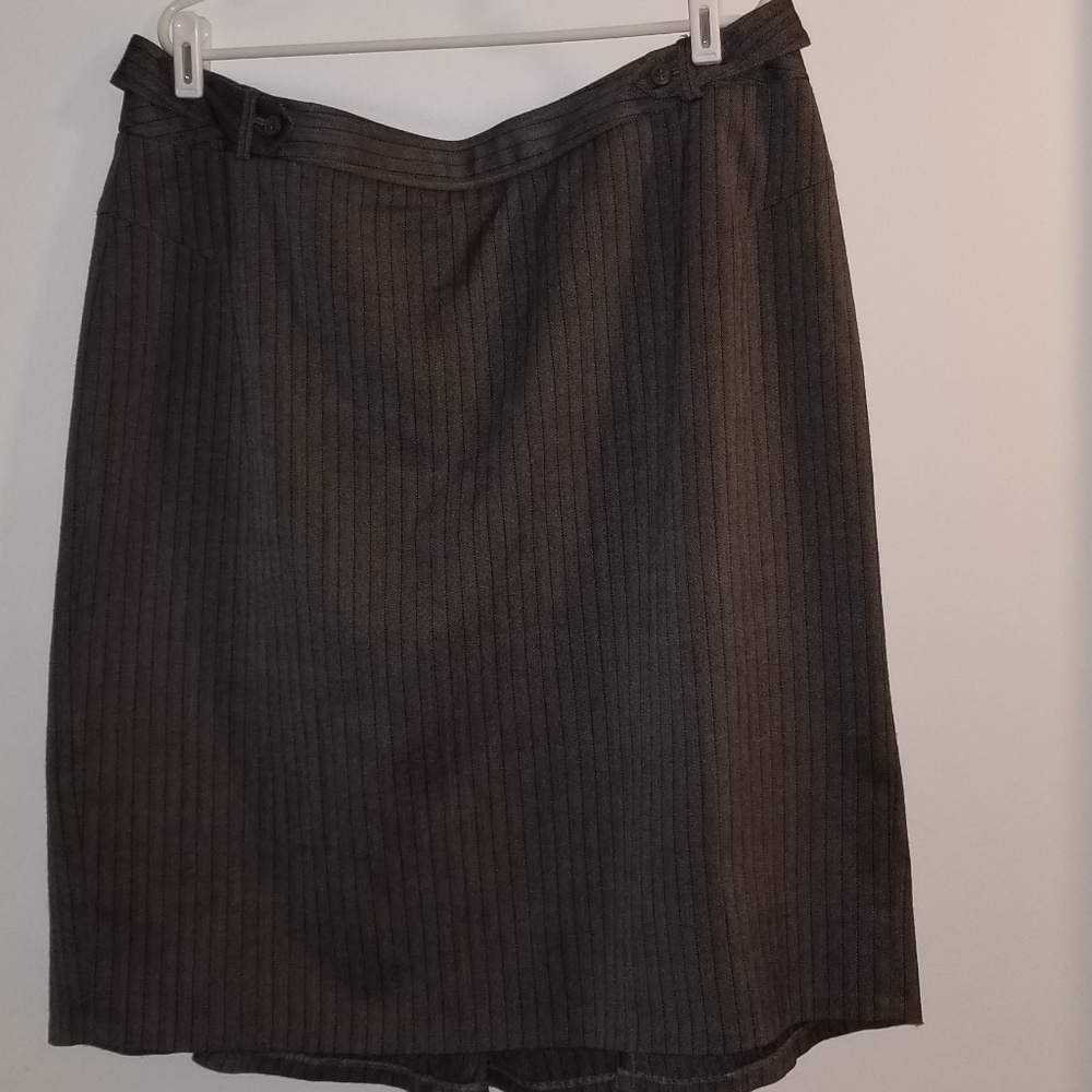 Lane Bryant pinstripe skirt